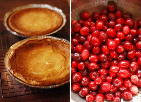 cheesecake and cranberry